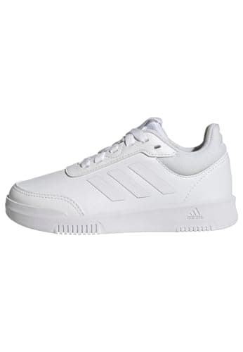 Image of adidas Unisex Kids Tensaur Sport 2.0 K Running Shoes, Cloud White Grey One, 3.5 UK