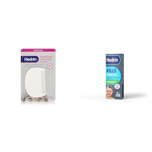 Image of Hedrin Kills Lice Shampoo (1 x 200ml) and Hedrin Detection Comb (1 x comb)