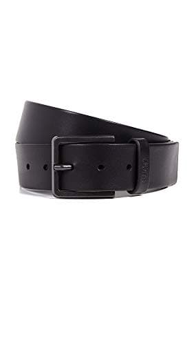 Image of Hugo Boss Men's Gionios Smooth Leather Casual Belt, New Black, 38