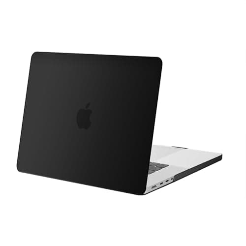 Image of MOSISO Compatible with MacBook Pro 16 inch Case 2026 2025-2021 M5 M4 M3 M2 M1 A3429 A3428 A3403 A3186 A2991 A2780 A2485 Pro Max Retina Touch ID, Protective Plastic Hard Case Shell Cover, Black