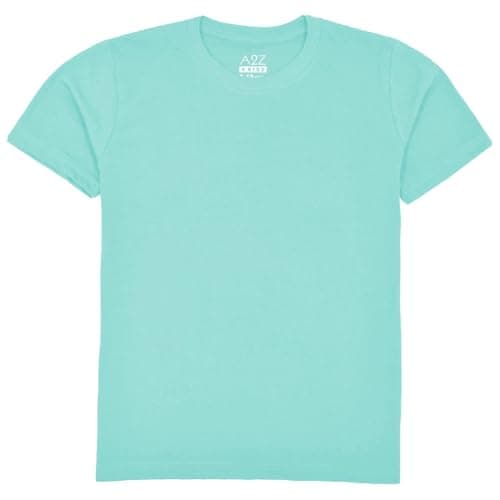 Image of A2Z 4 Kids Boys T Shirts Plain Black T Shirt Soft - Boys PL T Shirt Aqua 13