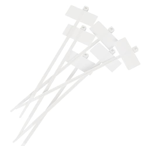 Image of 100x Marker Cable tie 100 x 2,5mm White ; markable Write on 25x8mm