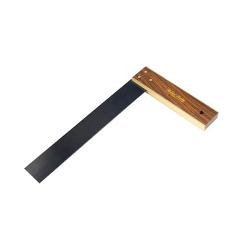 Image of Robert Sorby Select Carpenters Try Square 12" 305mm Spring Steel Blade Brass Faces Hardwood Stock Precision Woodworking Square
