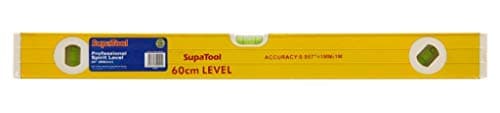 Image of Supatool Professional Spirit Level 24"/60cm Two Milled Edges 1.5mm Aluminium