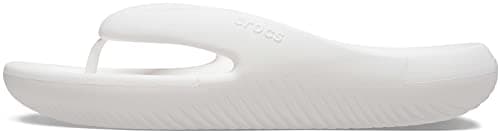 Image of Crocs Unisex Mellow Recovery Flip Flop, White opulent garden, 2.5 UK