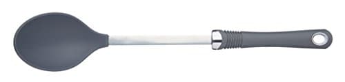 Image of KitchenCraft Professional Nylon Cooking Spoon, Heat Resistant Cooking Kitchen Utensil, Ideal for Stirring Soups, Sauces or Stews, Spoon for Non-Stick Cookware, Dishwasher Safe, 35.5cm