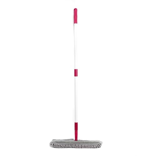 Image of Kleeneze KL026750UFEU7 2-in-1 Flexi Mop with Extendable Neck - Treated with Anti Bac Protection, Double Sided, Washing & Drying, 180° Flexible Neck, Detachable Machine Washable Head, Sponge Floor Mop