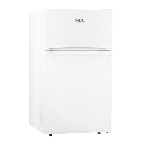 Image of SIA AMZUFF01WH 88L Freestanding Under Counter Fridge Freezer, 2 Door, 4* Freezer Rating, E Rated, White, 2 Year Parts & Labour Guarantee