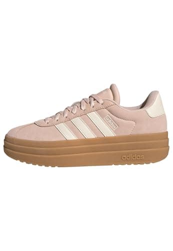 Image of adidas Women's VL Court Bold Shoes, Blush Pink/Off White/Gum 3, 8 UK