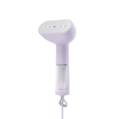 Image of Steamery Handheld Clothes Steamer Cirrus X, 1200W, Steam Output 20g/min, Heat up in 20 Seconds, Portable, Minimalistic, Scandinavian design, UK 3-pin plug, Lilac