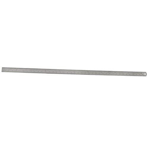 Image of AB Tools Large Stainless Steel Ruler 1m / 40inch Metric/Imperial Conversion Table TE597