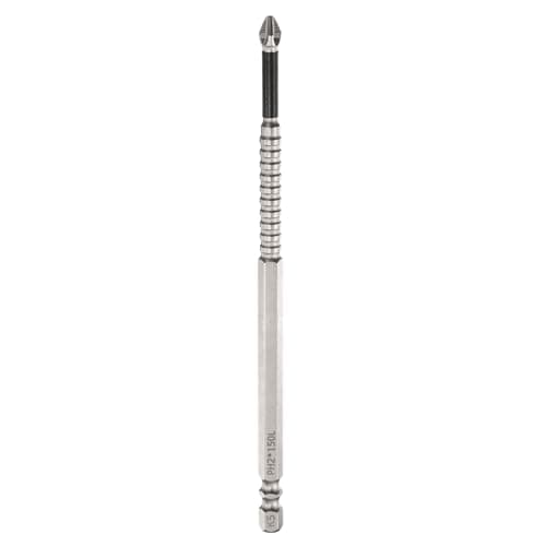 Image of sourcing map Impact Phillips Screwdriver Bit PH2 (#2) Anti Slip Tip 1/4" Hex Shank 6" (150mm) Long Magnetic Cross Screw Driver Industrial Power Drill Bits for Remove Fastening Screws