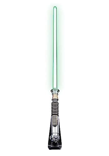 Image of Star Wars Hasbro Wars The Black Series Luke Skywalker Force FX Elite Electronic Lightsaber with Advanced LED and Sound Effects, F6906, Multicolor