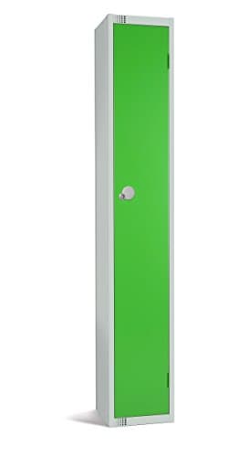 Image of The Products Store Single Door Compartment Locker - School Work Storage Locker 1800mm H x 300mm W x 300mm D - GREEN