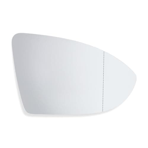 Image of SENZEAL Wing Mirror Glass Heated Right Driver Side with Backing Plate for VW Golf MK7 5G0857522 (Right)