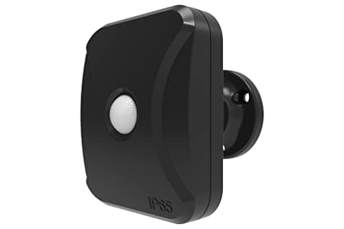 Image of 4lite Smart PIR Motion Sensor (Black) Battery Operated IP65 Rated Motion Detector Compatible with WiZ with a 3m Sensor Range - 4l1/8037-4Yr Guarantee