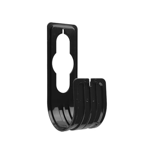 Image of Tabanzhe Garden Hose Holder,Expanding Pipe Hanger Over Tap Bracket Durable Garden Hose Hooks Heavy Duty Tube Stand for Hoses Tidy Storage(Black)