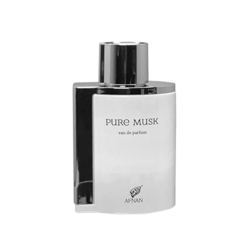 Image of Afnan Pure Musk eau de Parfum (EDP) Woody Musky Perfume Spray 100ml - Unisex Perfume- Warmth of Seduction (Packing May Vary)