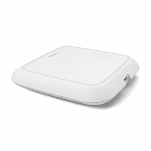 Image of ZENS Qi-certified Fast Single Wireless Charging Pad 10W White, Supports Fast Wireless Charging with up to 10 Watts - Works with all Phones with Wireless Charging
