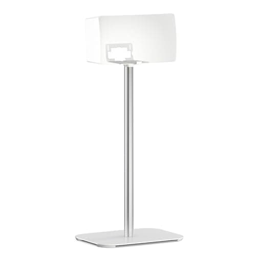 Image of Vogel's SOUND 3305 Universal speaker floor stand, Max. 14.3 lbs (6.5 kg), Height: 29.5 inch (75 cm), Also fits Sonos Five & Play:5, Universal compatibility, White, 1 floor stand