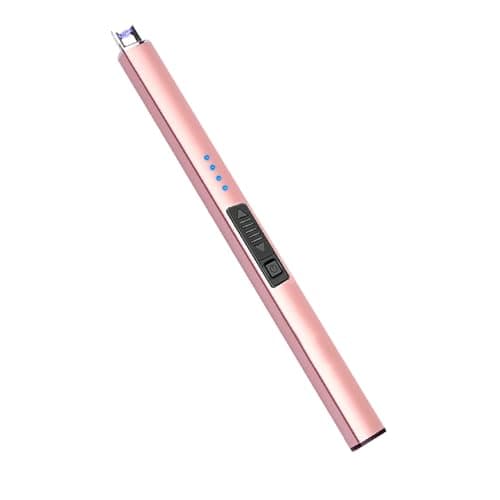 Image of Velnod Electric Lighter Candle Lighters - Christmas Gifts Stocking Fillers for Women Lighters for Candle USB Rechargeable Plasma Arc Lighter (Rose Gold)