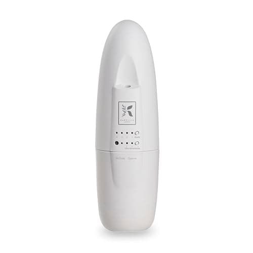 Image of Waterless Aromatherapy Essential Oil Diffuser – Nebulizing Aroma Air Machine – Plug-In Aroma Nebulizer for Home & Office – Nanotechnology Waterless Diffusion – White