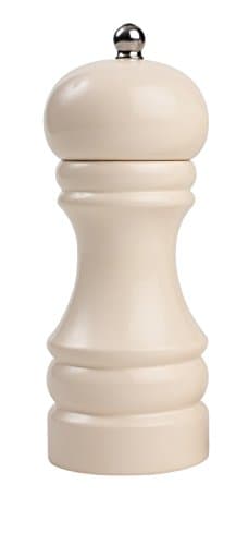 Image of T&G Woodware Classic Capstan Hevea Pepper Mill with Gloss Finish, 15 cm, Cream (12133)