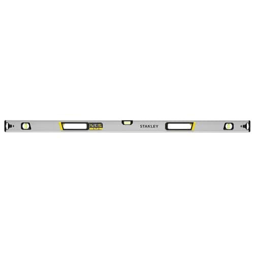 Image of STANLEY FATMAX Xtreme 120 cm Aluminium Hollow Profile Spirit Level with Enlarged Block Levels, Continuous Measuring Edge, Shock-Absorbed Rubber End Caps, FMHT43676-1