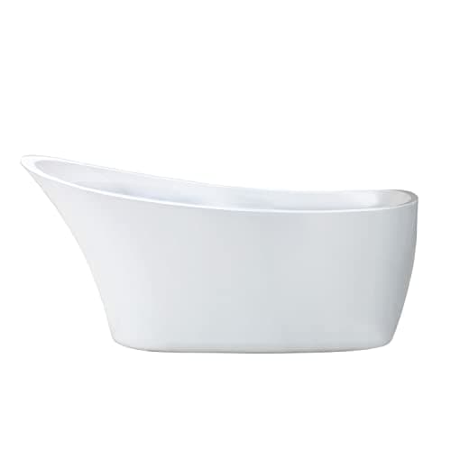 Image of Sarah Freestanding Bath | Double Skinned Acrylic Bathtub | Slipper Bath | Single Ended | 1680 x 730