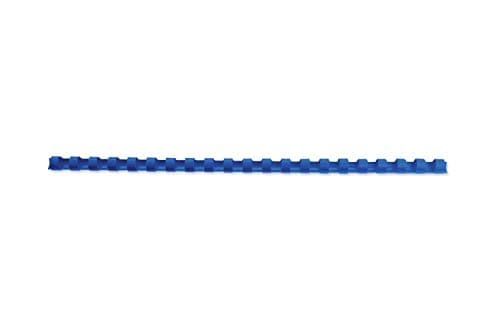 Image of GBC CombBind Binding Combs, 6 mm, 25 Sheet Capacity, A4, 21 Ring, Blue, Pack of 100, 4028233