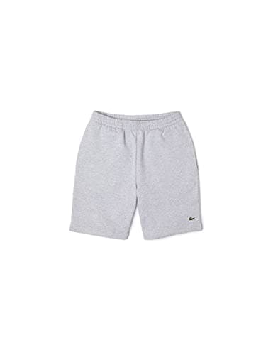 Image of Lacoste Men's Regular Fit Fleece Shorts, Argent Chine, XL