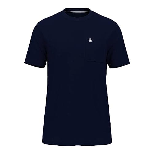 Image of Original Penguin Baby Waffle Pocket T-Shirt Medium (Blue)