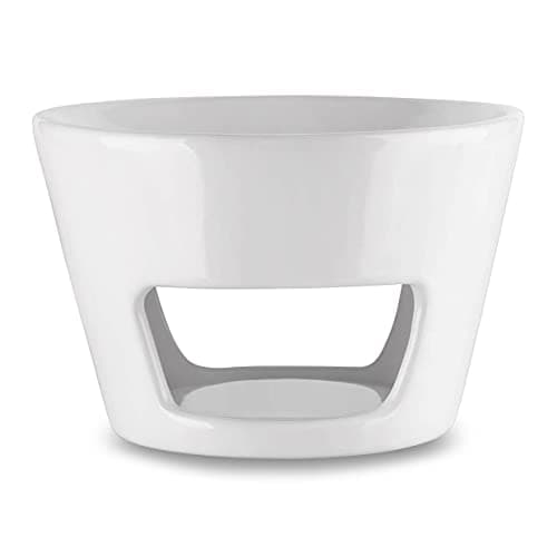 Image of White Ceramic Oil Burner - Best for Aromatherapy - Relaxation - Spa - Wax Melts - Aroma Lamp - Aroma Burner (Ø 15cm height 10cm) - 3 Сandles Free