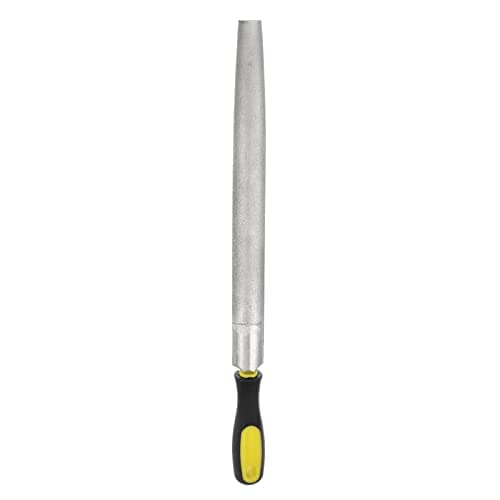 Image of sourcing map Diamond Coated File 12 Inch 80 Grits Half Round Files Tools with Plastic Handle for Metal Glass Wood Stone Grinding Polishing Engraving