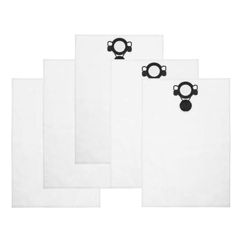 Image of 5 Pack Dust Vacuum Bags Fit for Makita W107418353 Vacuum Filter Bag Compatible With Makita VC4210L 11 Gallon Wet/Dry Hepa Filter Dust Extractor/Vacuum