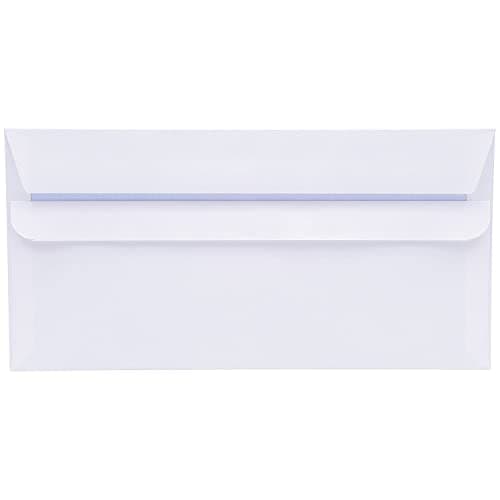 Image of Q-Connect DL Envelopes Plain Wallet Self Seal 80gsm White (Pack of 1000)
