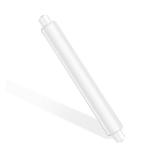 Image of Caldarax 1 Pack 4W S15s LED Light Bulbs 221mm, Warm White 2700K LED S15 Strip Tube Light Bulb 40W S15 Shaver Bulb Replacement, T25 Tubular Lamp for Mirror, Bathroom, Cabinet, Non-Dimmable