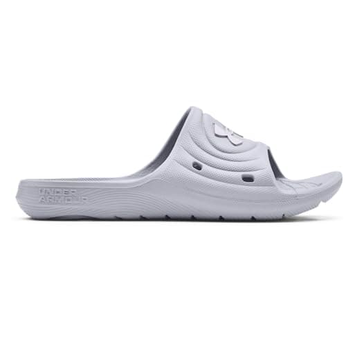 Image of Under Armour UA B Locker IV SL, Sandals Boy's, Mod Gray / Mod Gray / White, 1.5 UK