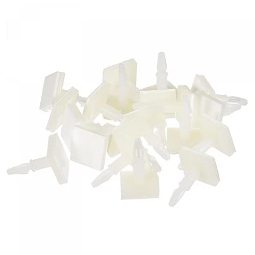 Image of sourcing map Sticky PCB Spacer Adhesive Standoffs Plastic Column 11mm Support Height for Circuit Board Fixed, Pack of 20