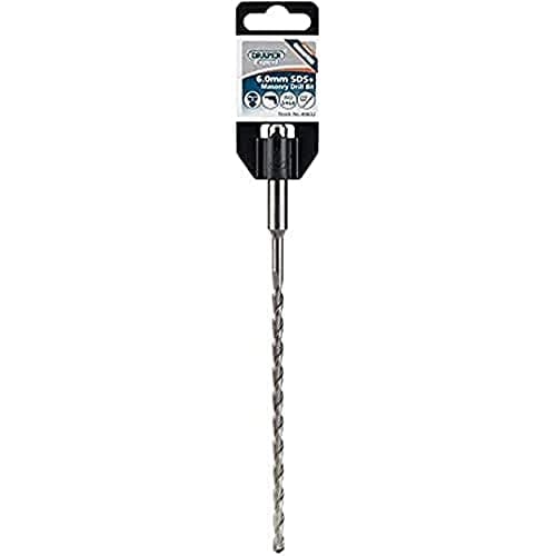 Image of Draper 40832 Expert SDS Plus Masonry Drill, 6.0mm x 210mm,Blue