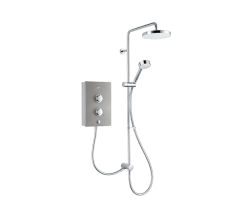 Image of Mira Showers 1.1941.003 Elite SE Dual Pumped Electric Shower 9.8kW - White/Chrome
