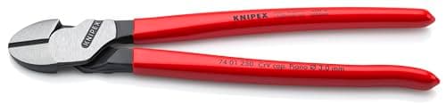 Image of KNIPEX High Leverage Diagonal Cutter with Plastic Coating 250 mm, 74 01 250