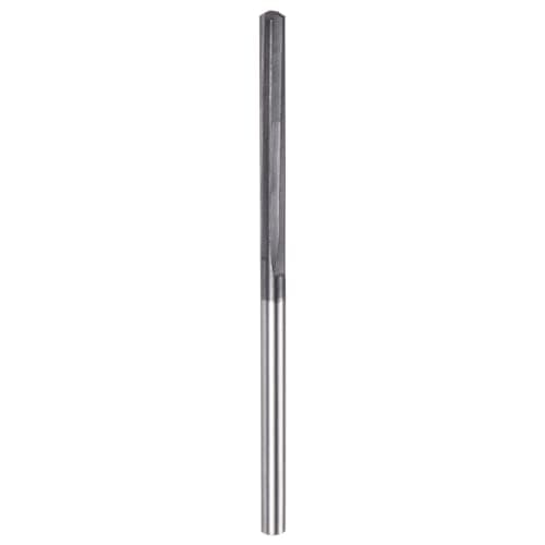 Image of sourcing map Carbide Chucking Reamer 0.0945"(2.4mm) Dia Straight Flute Straight Shank Machine Reamer Tool for Metal and Lathes CNC Machining Centers, Black