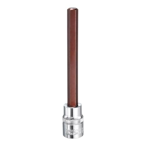 Image of sourcing map 8mm Hex Bit Socket 3/8" Drive SAE S2 Steel Square Drive Socket Extension Impact Bit Socket Ratchet Wrench Accessories for Turns Power Drill Into Nut Driver