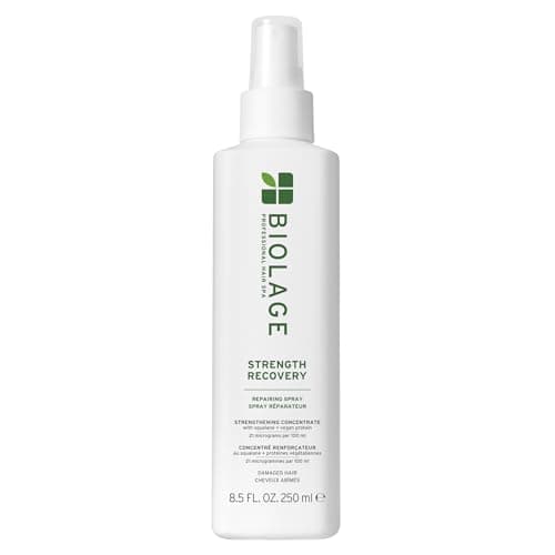 Image of Biolage Strength Recovery Repairing Spray, Moisturising & Strengthening, Enriched With Squalane & Proteins, For Damaged Hair, 250ml