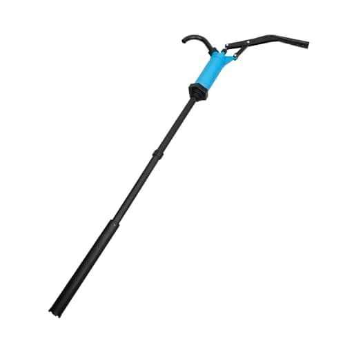 Image of Xtremeauto Manual Oil Drum Pump – 90cm 3-Piece Hand Pump for 220L / 55-Gallon Drums – 370ml Flow per Stroke – Fluid Transfer for AdBlue, Water, Kerosene, Coolant, Lubricants – Chemical Resistant