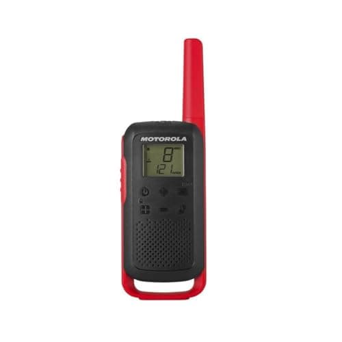 Image of Motorola TALKABOUT T62 RED PMR446 PMR 16 Channels 121 Codes Range 8 km
