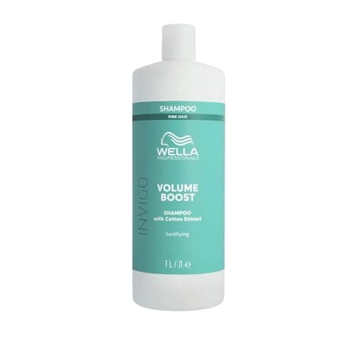 Image of Wella Professionals INVIGO VOLUME BOOST Bodifying Volumising Shampoo - Volume Boost Blend for Normal to Fine Hair - Lightweight Hair Treatment(1000ml)