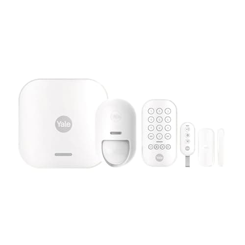 Image of Yale Smart Alarm Starter Kit [NO Subscription Required] | 5 Pieces | Arm, Part-Arm, Disarm | Control 4 Security Areas | Real-Time Alerts | Compatible with The Yale Home app