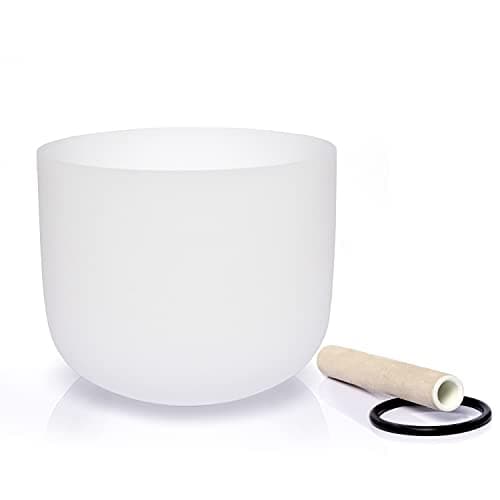 Image of TERRITORY A note Third Eyes Chakra Quartz Frosted crystal singing bowl 8 inch